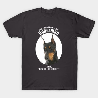 Lucky Doberman T-Shirt